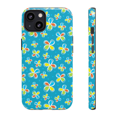 DoDo Flowers Blue Phone Case