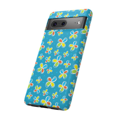 DoDo Flowers Blue Phone Case