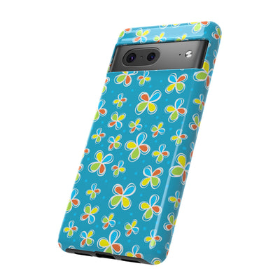 DoDo Flowers Blue Phone Case