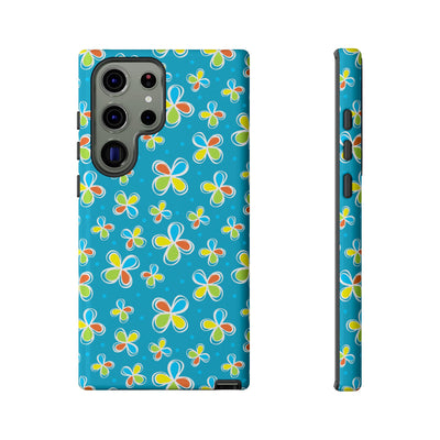 DoDo Flowers Blue Phone Case