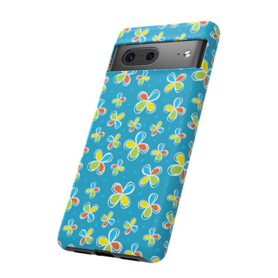 DoDo Flowers Blue Phone Case