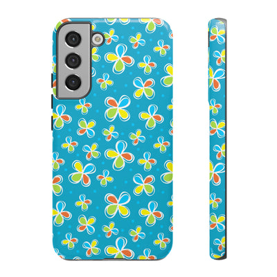 DoDo Flowers Blue Phone Case