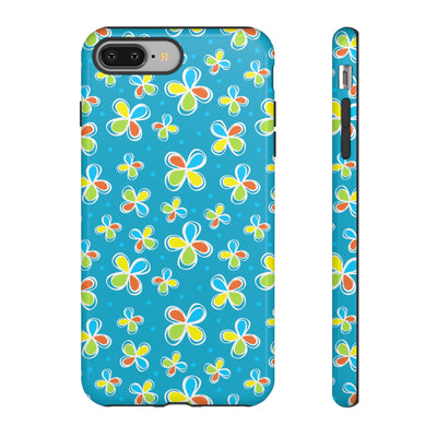 DoDo Flowers Blue Phone Case