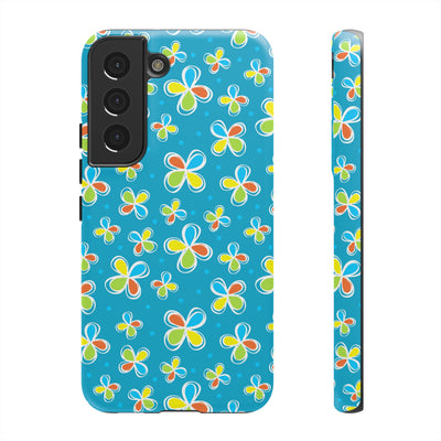 DoDo Flowers Blue Phone Case