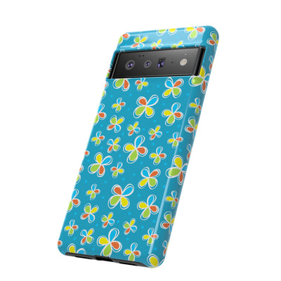 DoDo Flowers Blue Phone Case