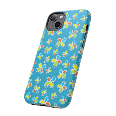 DoDo Flowers Blue Phone Case