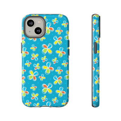 DoDo Flowers Blue Phone Case