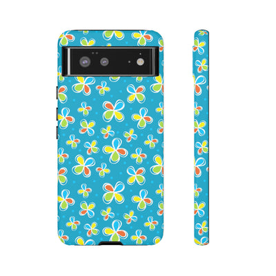 DoDo Flowers Blue Phone Case