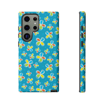 DoDo Flowers Blue Phone Case