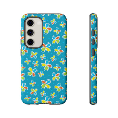 DoDo Flowers Blue Phone Case