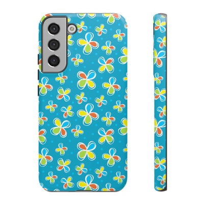 DoDo Flowers Blue Phone Case