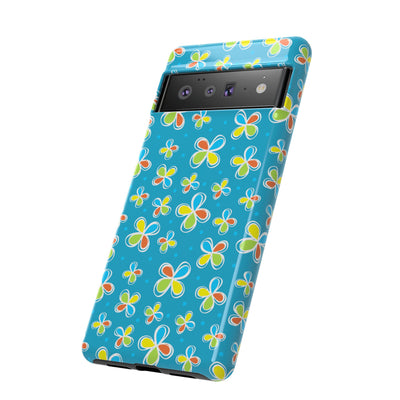 DoDo Flowers Blue Phone Case