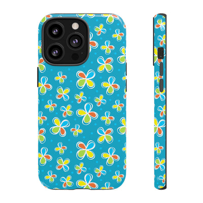 DoDo Flowers Blue Phone Case