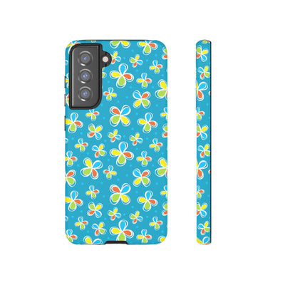 DoDo Flowers Blue Phone Case