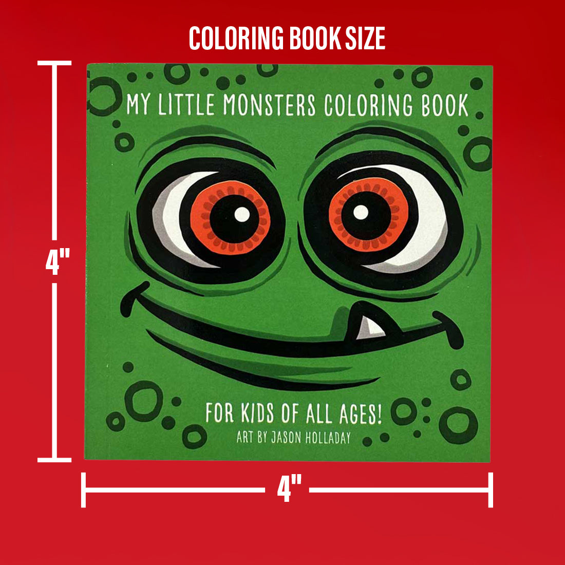 Three-Monster Coloring Book Bundle