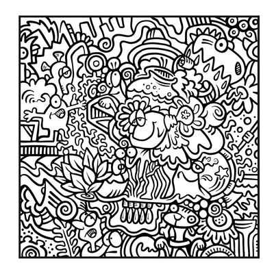 Color Me Crazy Coloring Book #1 - Engaging Coloring Experience with Colorful Designs