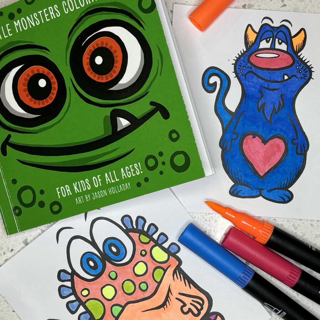 My Little Monsters Coloring Book 2