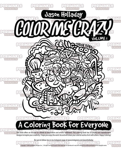 Color Me Crazy Coloring Book #1 (Digital Download)