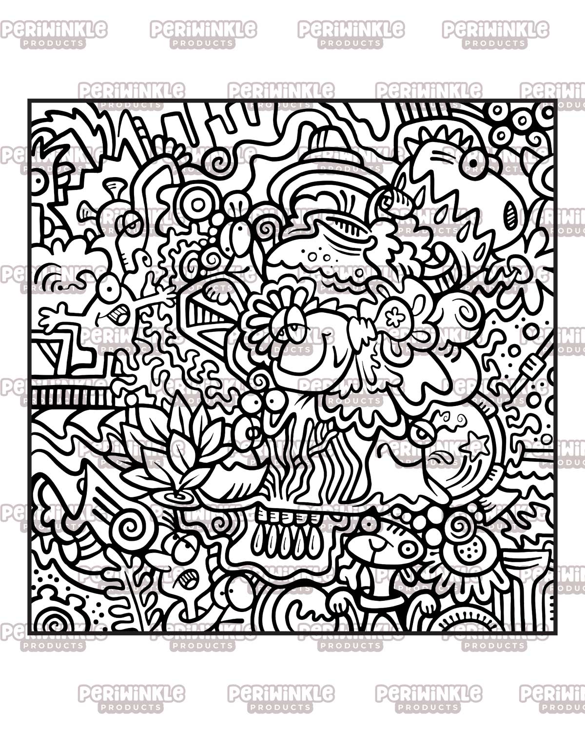 Color Me Crazy Coloring Book #1 (Digital Download)