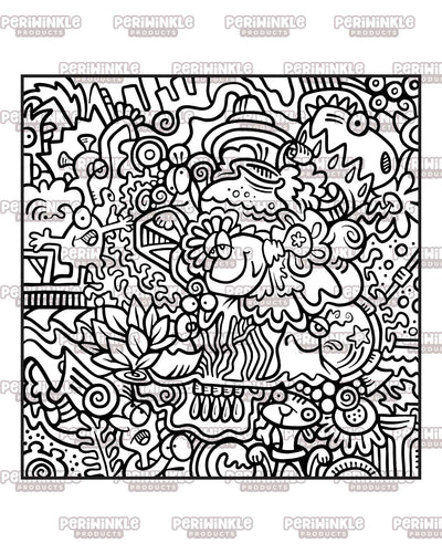 Color Me Crazy Coloring Book #1 (Digital Download)