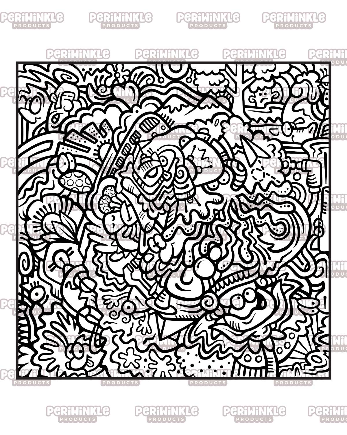 Color Me Crazy Coloring Book #1 (Digital Download)