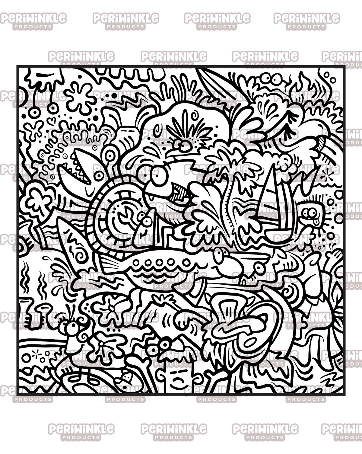 Color Me Crazy Coloring Book #1 (Digital Download)