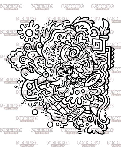 Color Me Crazy Coloring Book #1 (Digital Download)