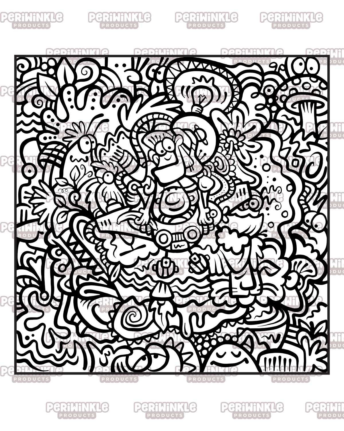 Color Me Crazy Coloring Book #1 (Digital Download)