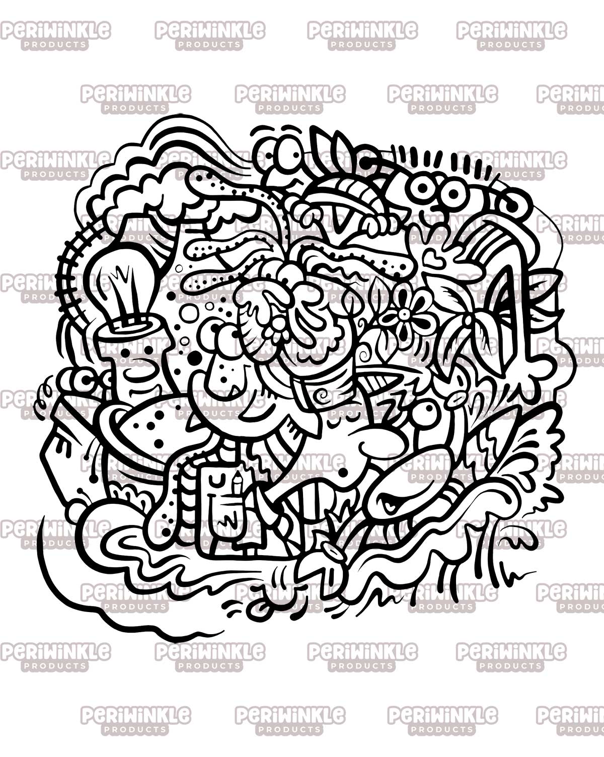 Color Me Crazy Coloring Book #1 (Digital Download)