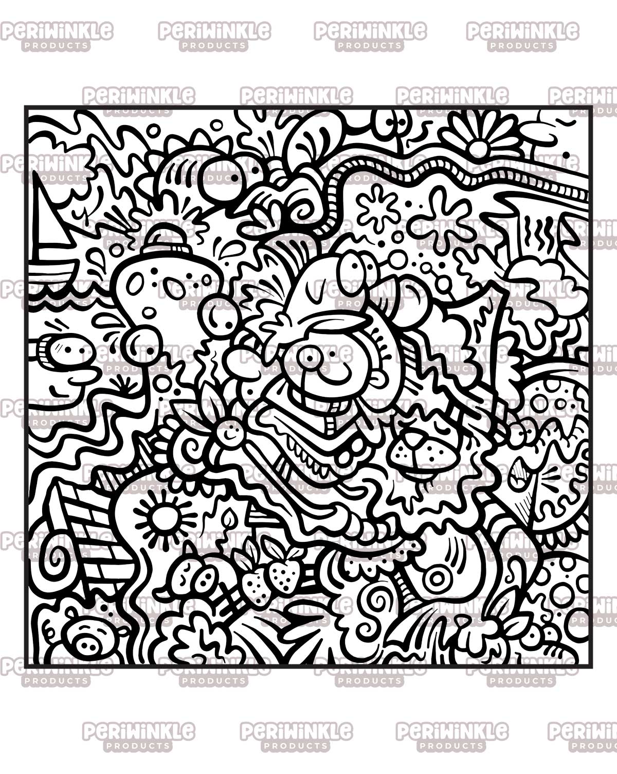 Color Me Crazy Coloring Book #1 (Digital Download)