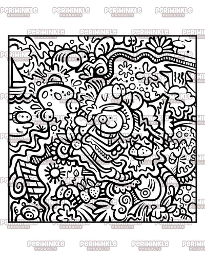 Color Me Crazy Coloring Book #1 (Digital Download)