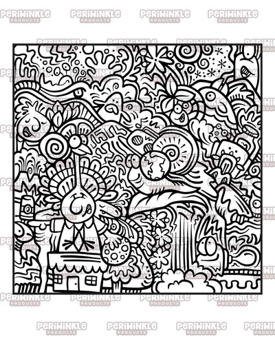 Color Me Crazy Coloring Book #1 (Digital Download)