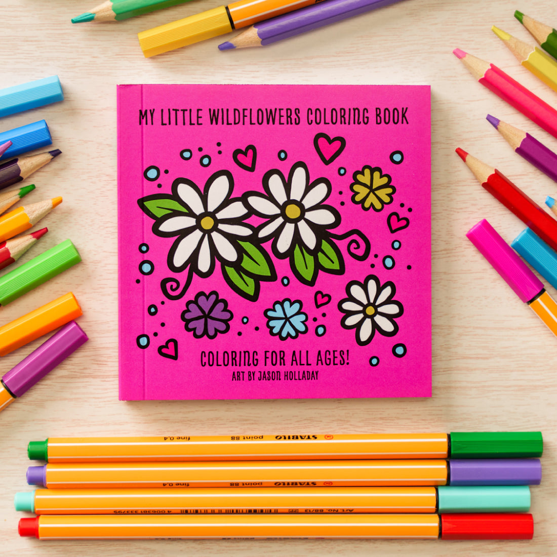 My Little Wildflowers Coloring Book (Volume 1)
