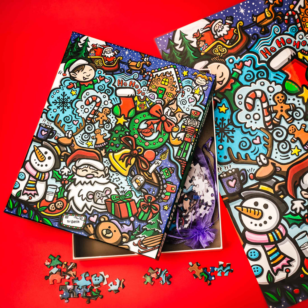 A Jolly Christmas - 500 Piece – Periwinkle Products
