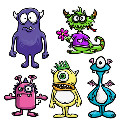 Little Monster Sticker Pack