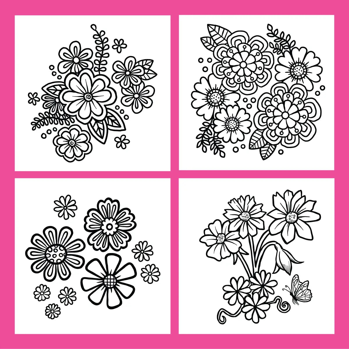 My Little Wildflowers Coloring Book (Volume 1)