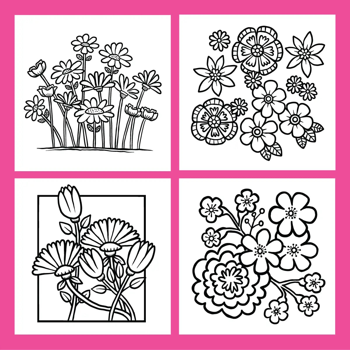 My Little Wildflowers Coloring Book (Volume 1)