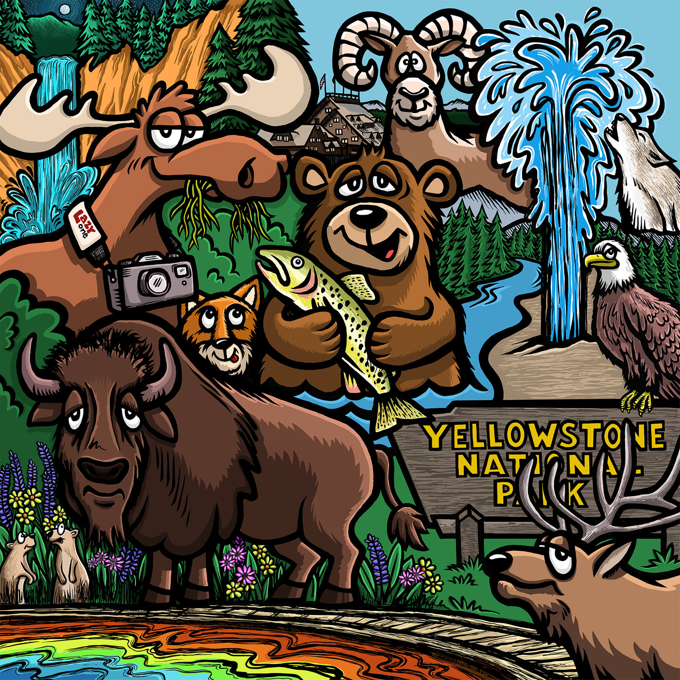 Yellowstone Park - 100 Piece