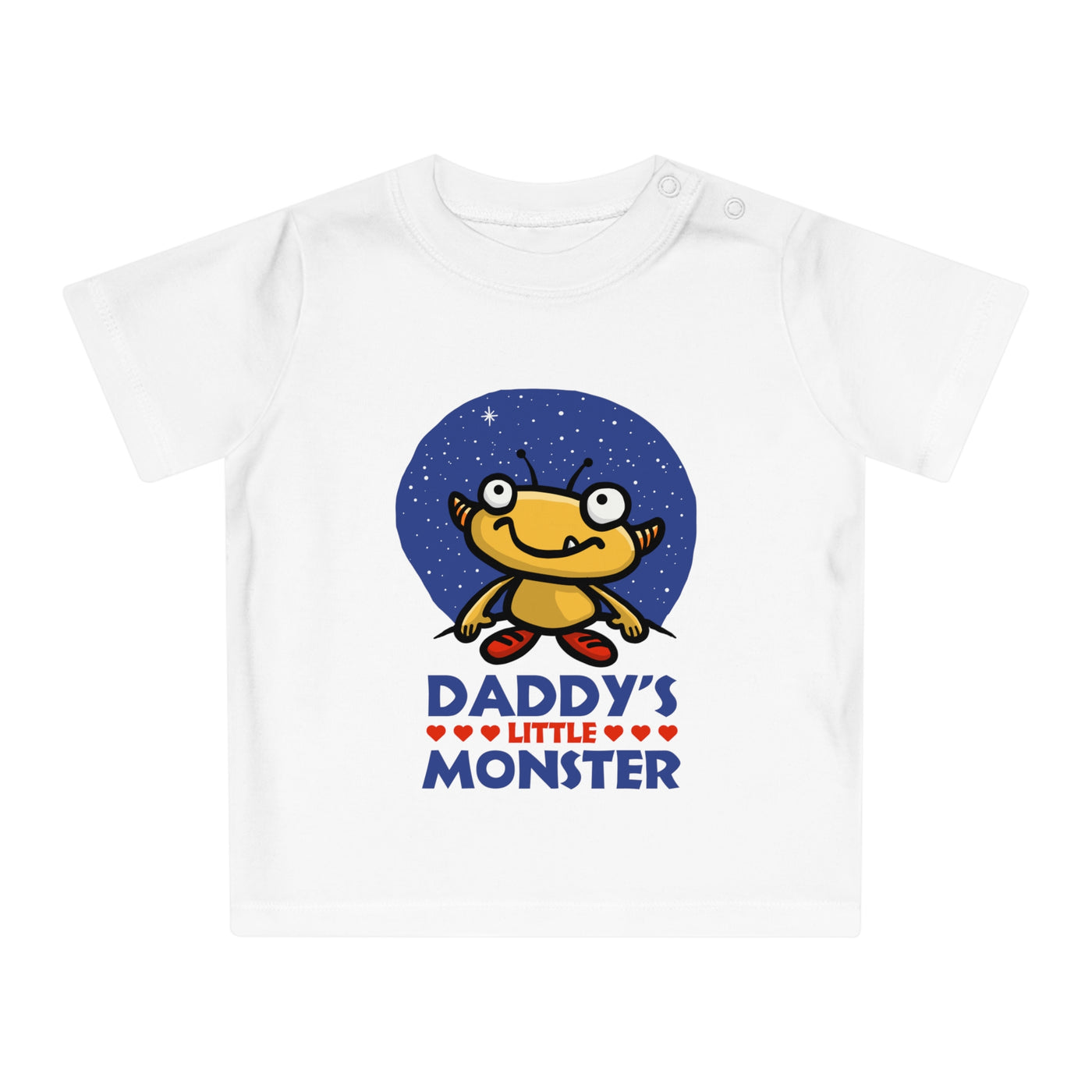 Daddy's Little Monster Baby T-Shirt