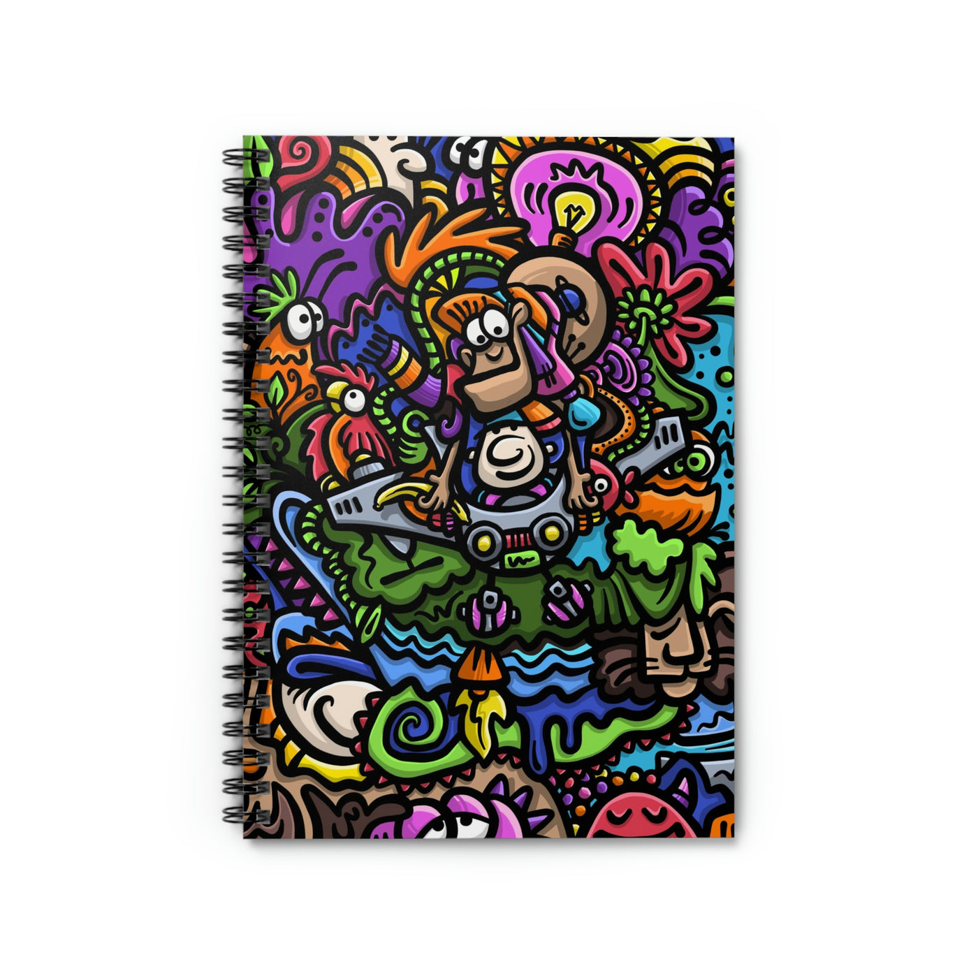 Monkey See Monkey Do Spiral Notebook