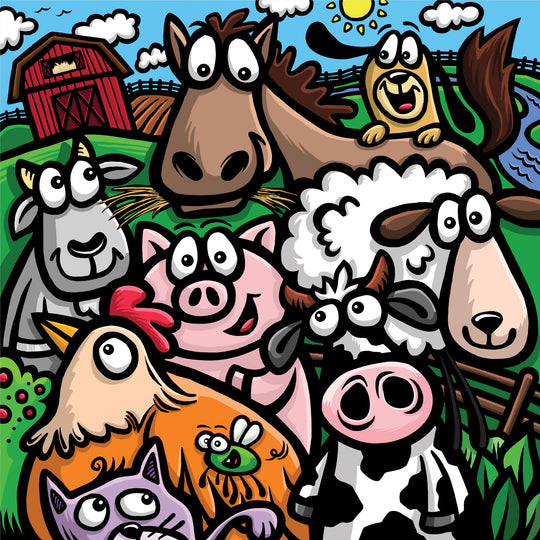 Barnyard Animals - 100 Piece – Periwinkle Products